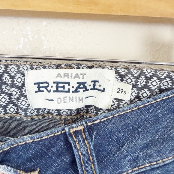 Ariat Perfect Rise Bootcut Blue Jeans Size 29 Short - Picture 3 of 7